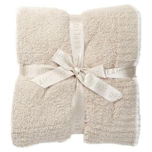 Barefoot Dreams CozyChic Stone blanket